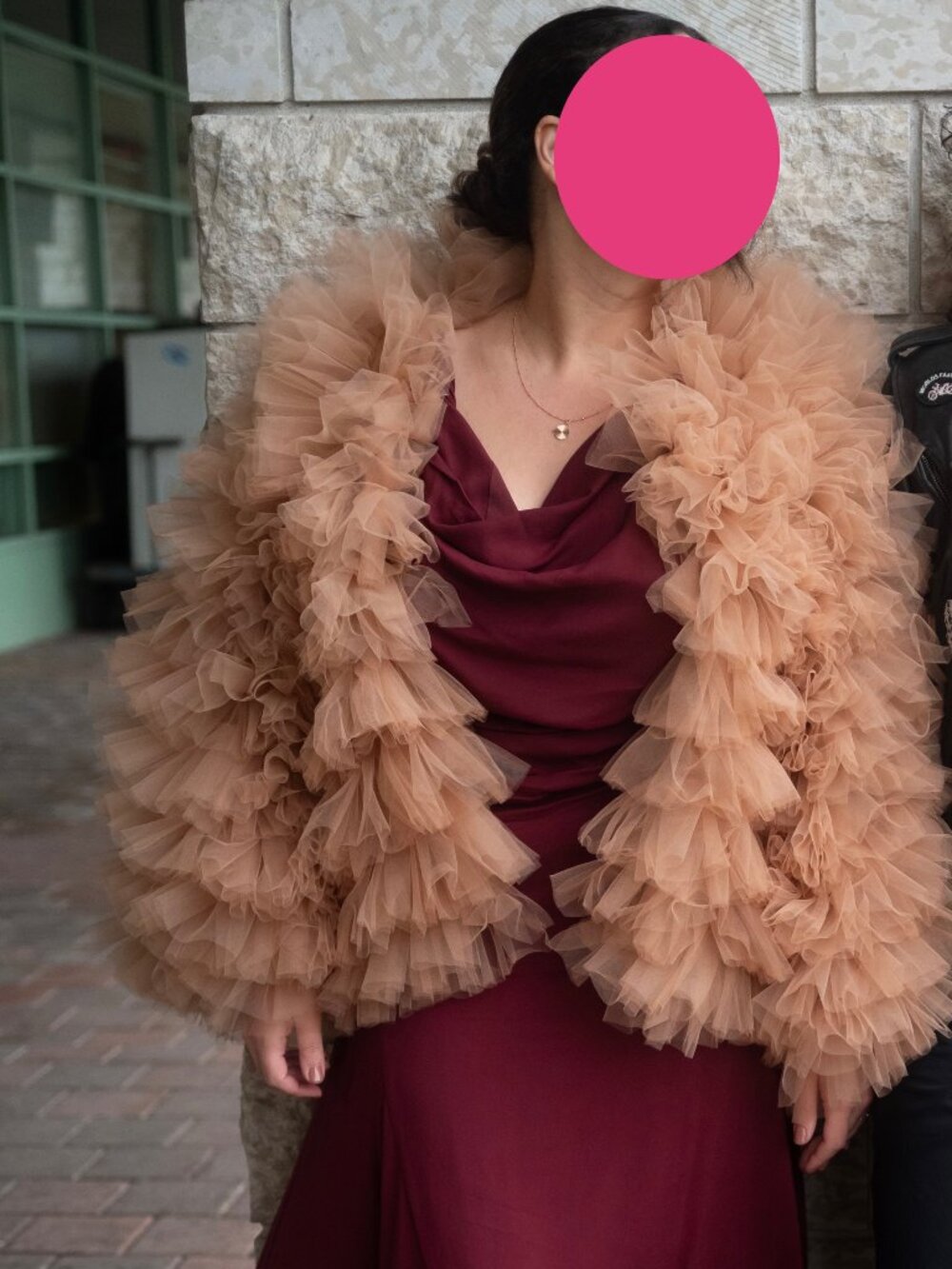 Tulle cropped jacket - bridal & special occasion - Picture 5 of 7